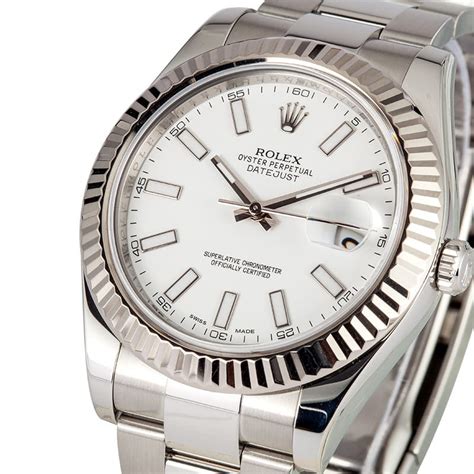 rolex 116334 white|rolex datejust 41 116334.